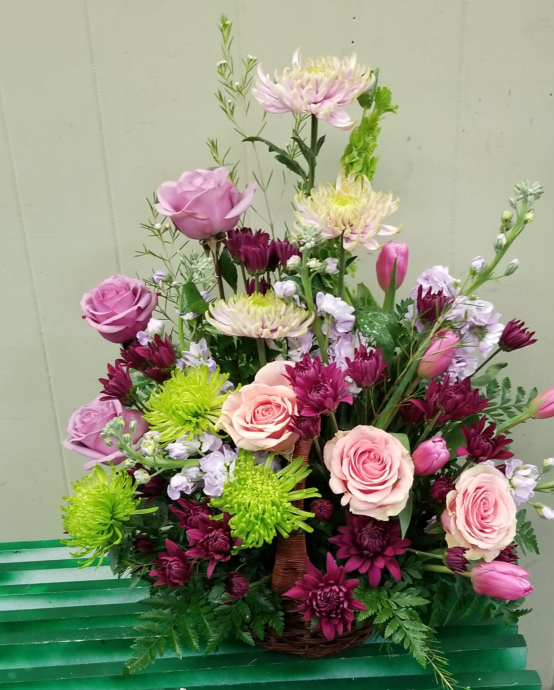 Medium Floral Sympathy Spray. Photos are examples only - Image 6