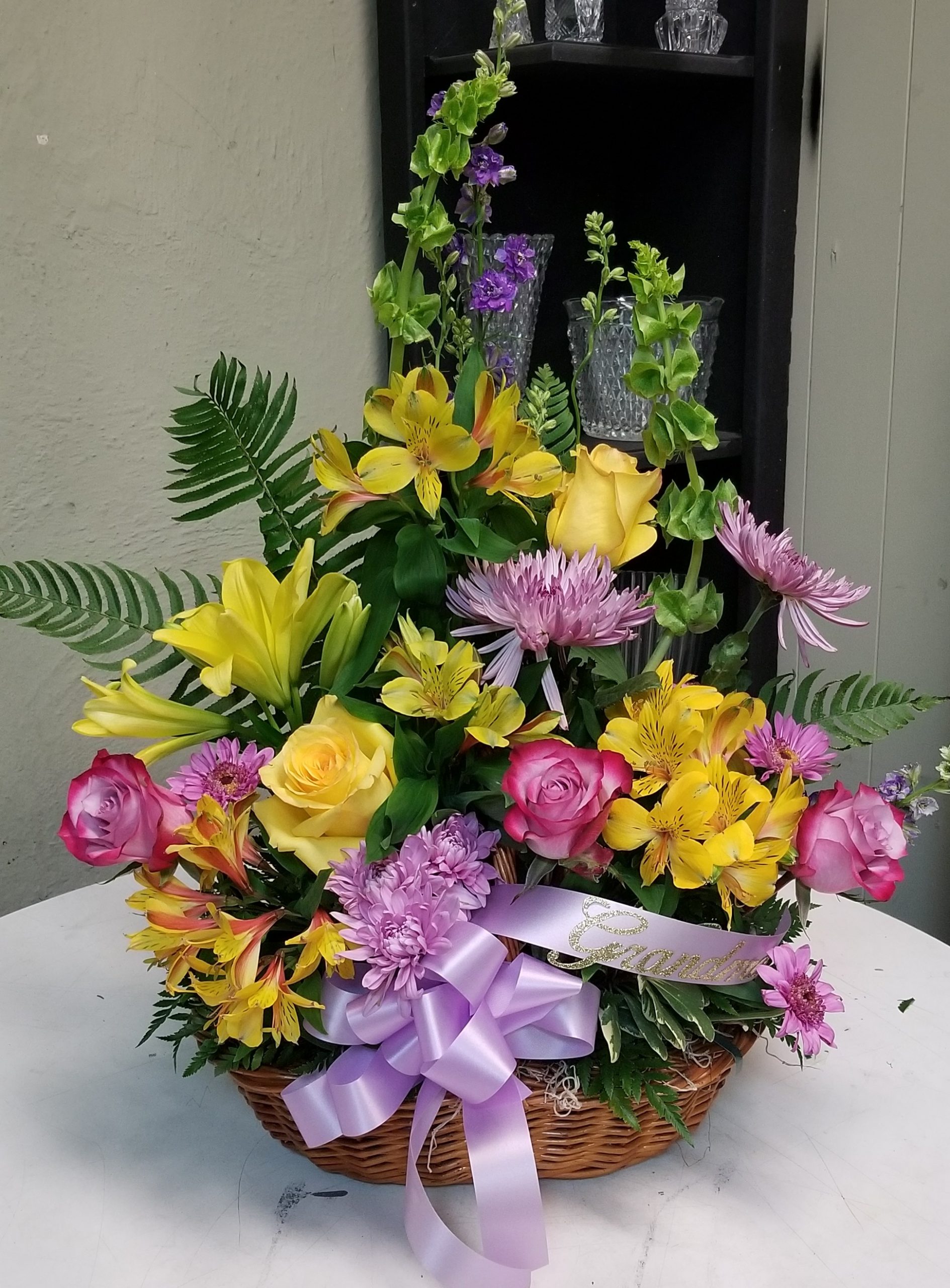 Medium Floral Sympathy Spray. Photos are examples only - Image 7