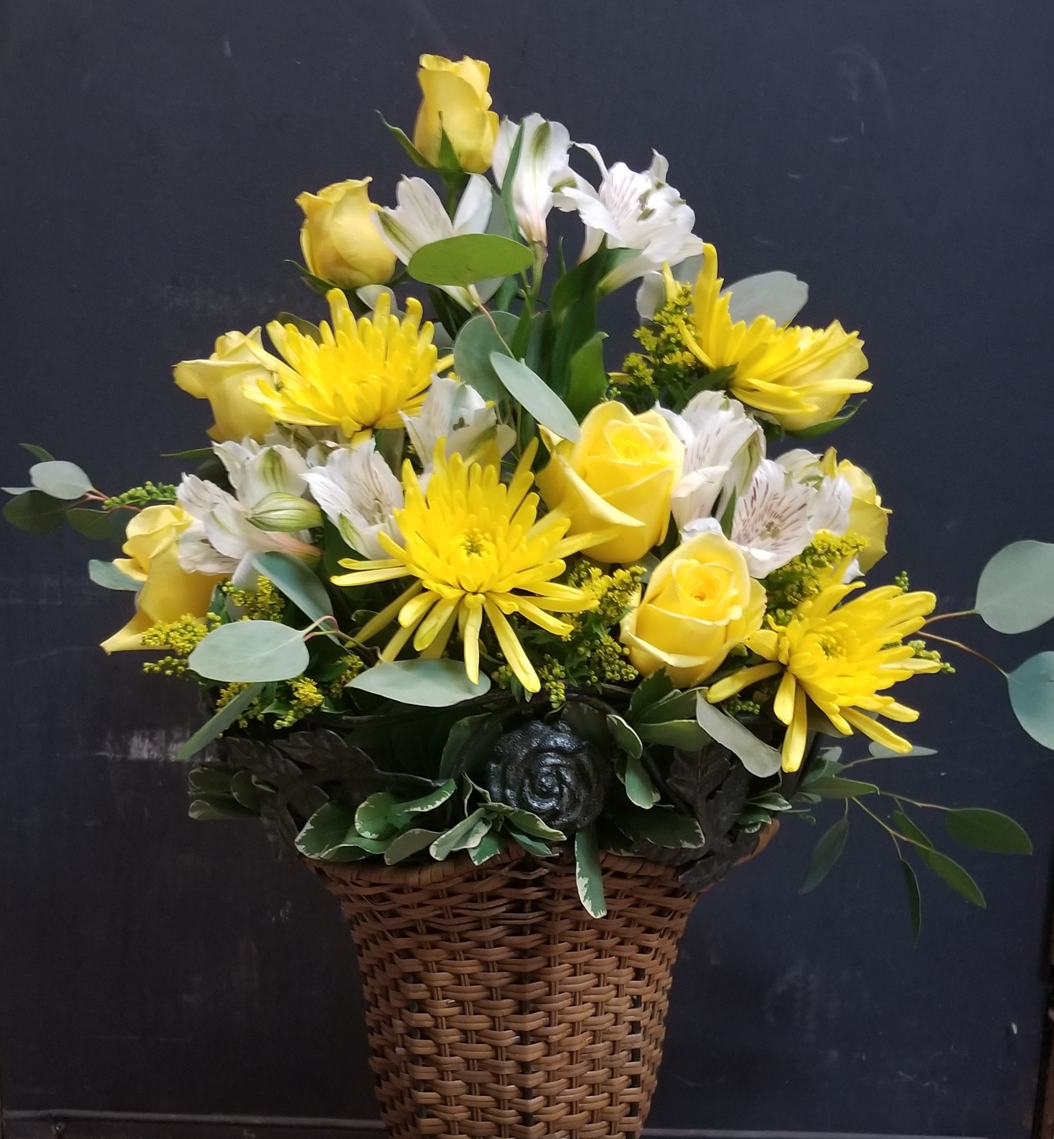 Small Floral Sympathy Spray. Photos are examples only - Image 3