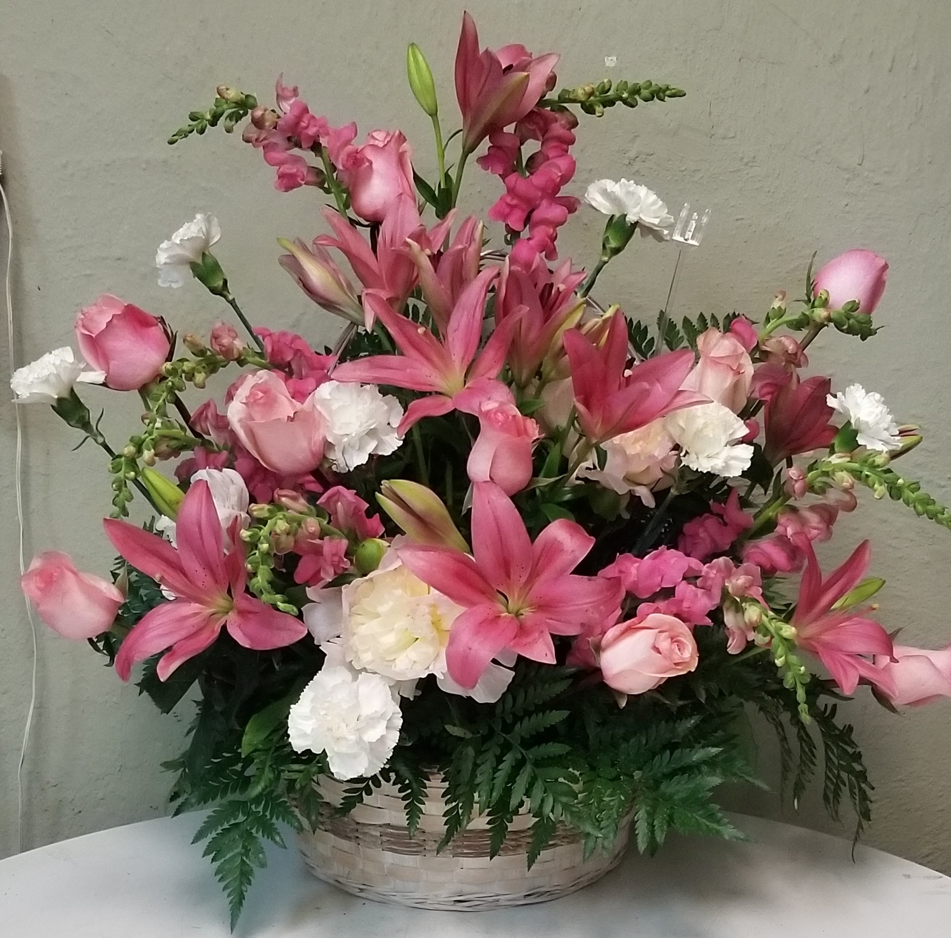 Medium Floral Sympathy Spray. Photos are examples only - Image 8