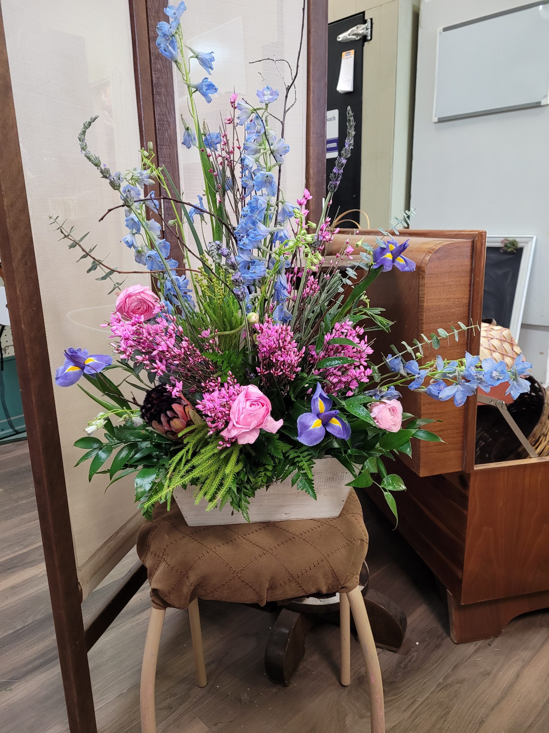 Medium Floral Sympathy Spray. Photos are examples only - Image 10