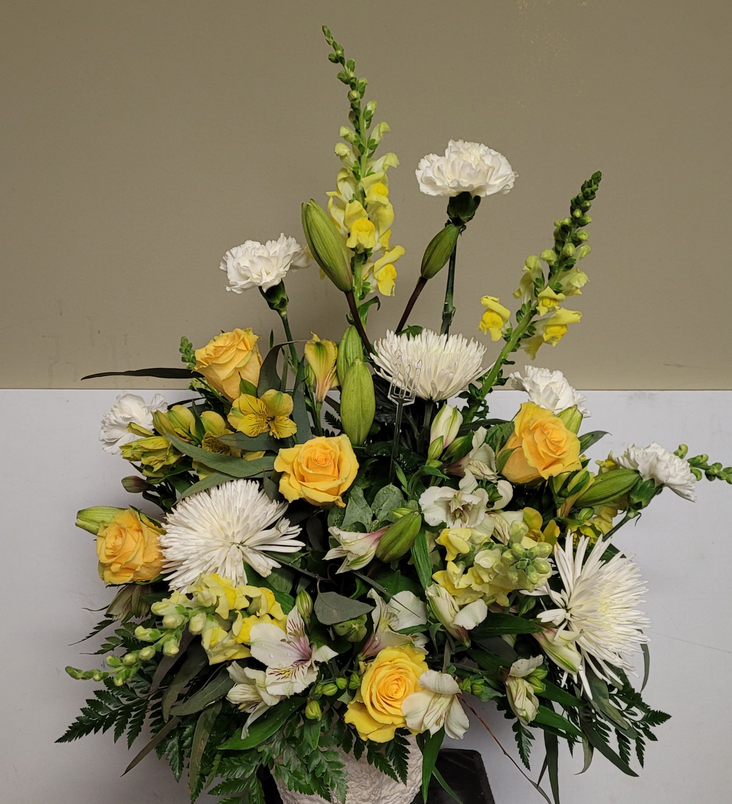 Medium Floral Sympathy Spray. Photos are examples only - Image 9