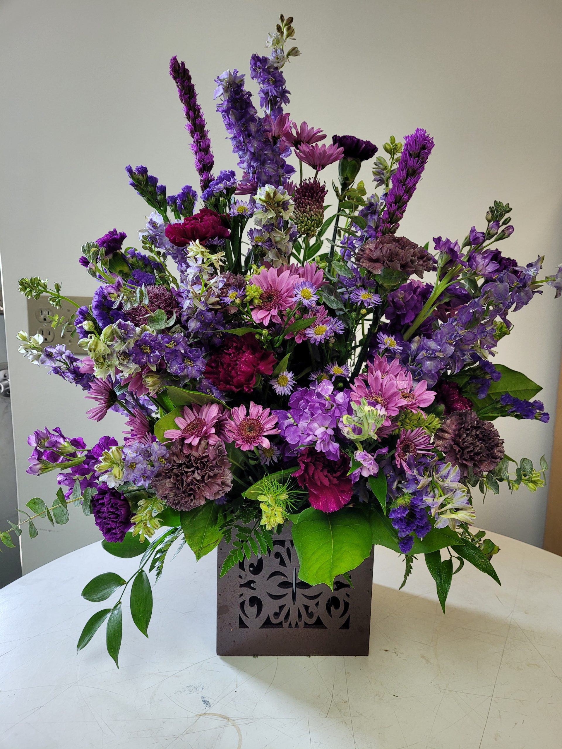 Large Floral Sympathy Spray. Photos are examples only - Image 4