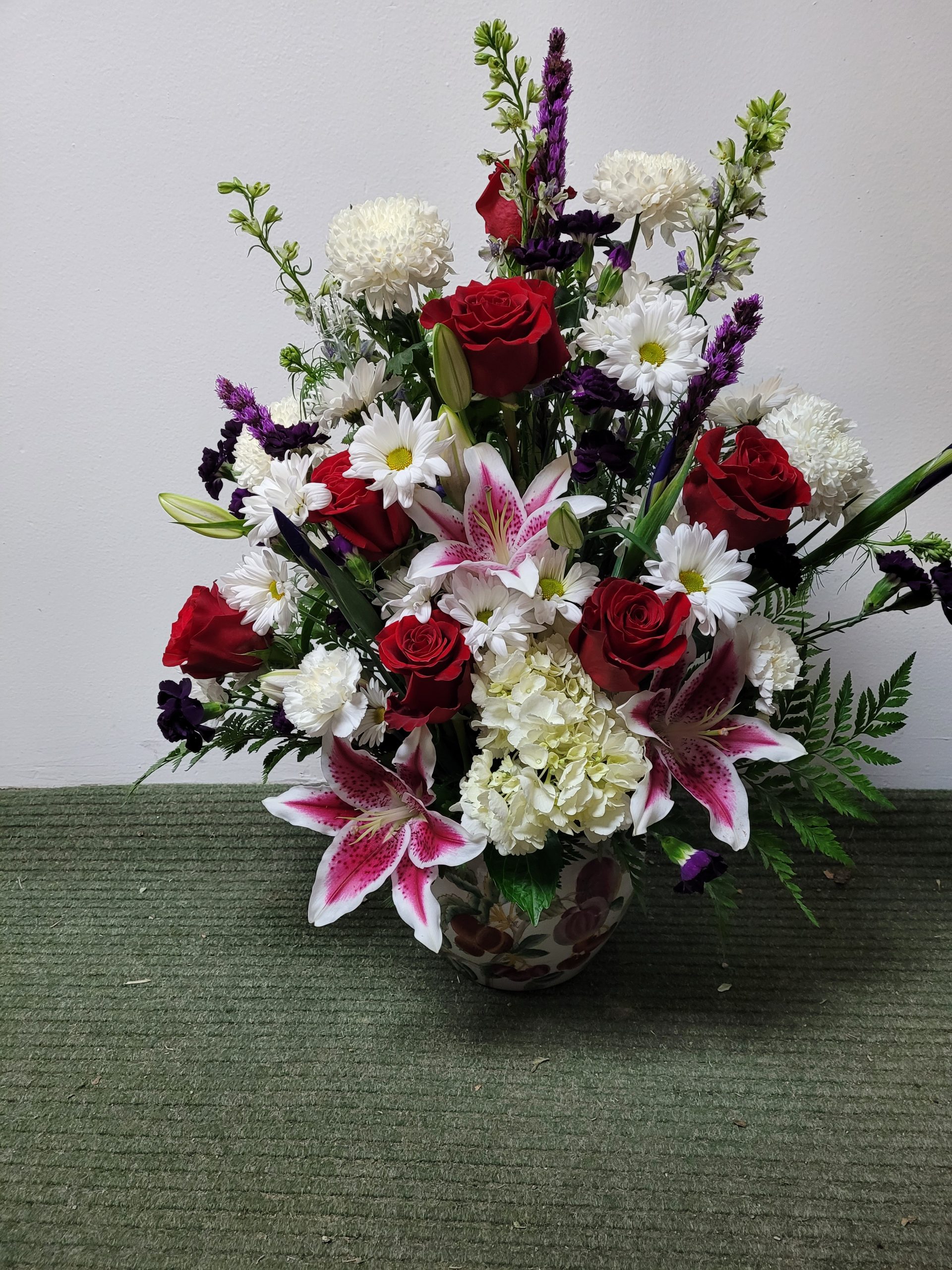 Medium Floral Sympathy Spray. Photos are examples only - Image 3