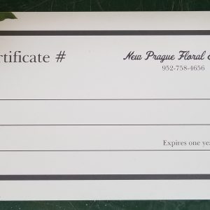 Gift Certificate