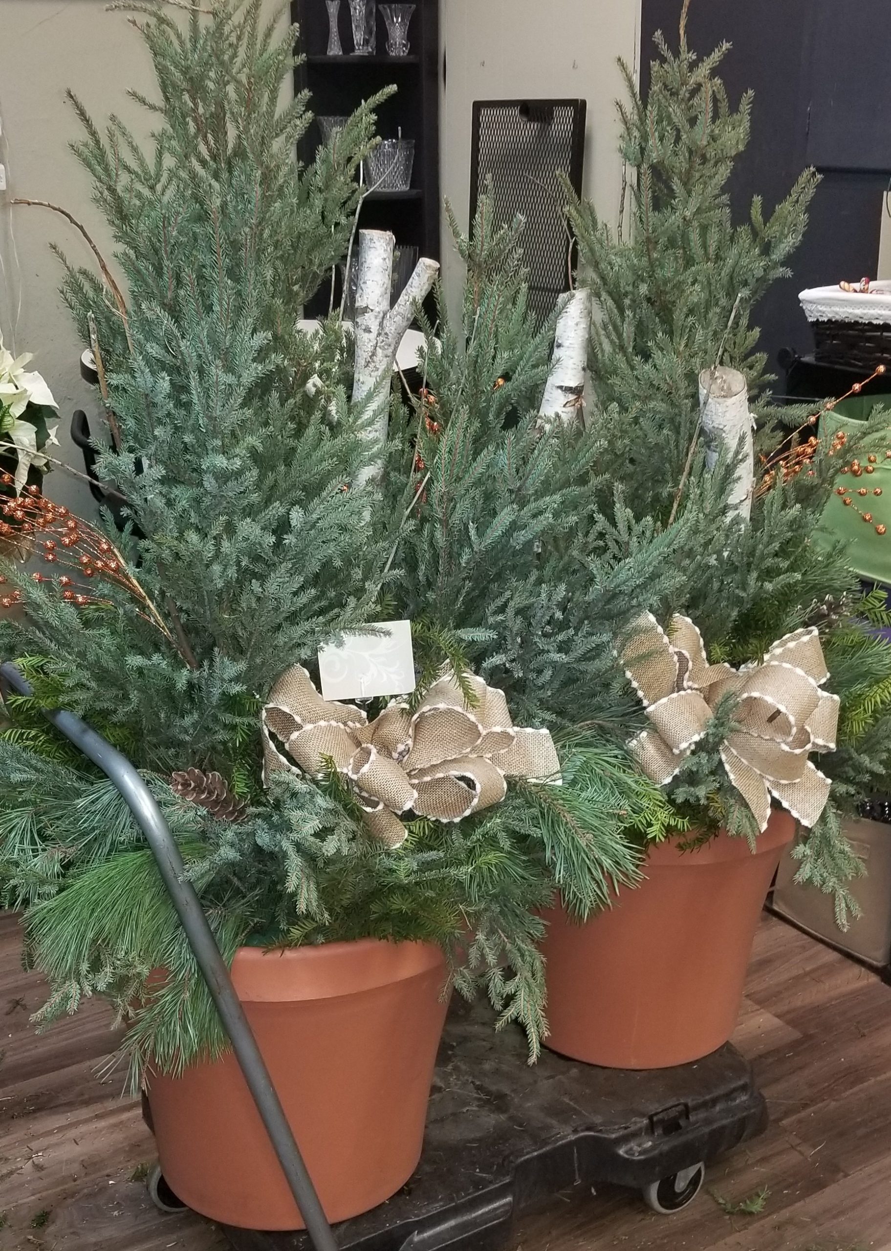 Large Holiday Outdoor Porch Pots-Custom made by us-PLEASE ALLOW 24 HOURS TO DESIGN - Image 4