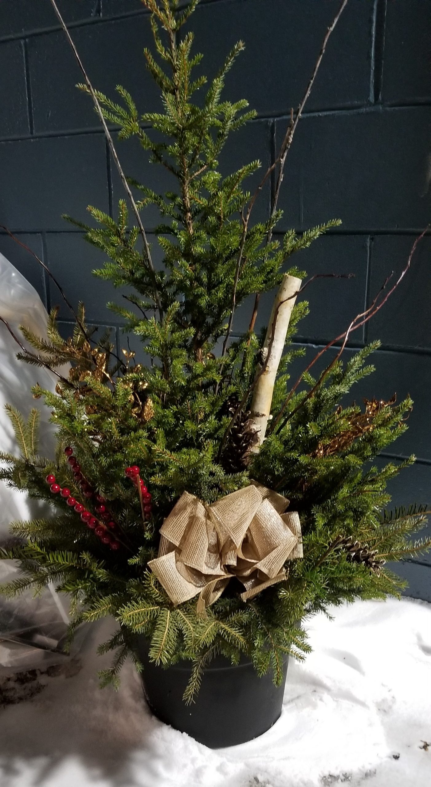Large Holiday Outdoor Porch Pots-Custom made by us-PLEASE ALLOW 24 HOURS TO DESIGN - Image 3