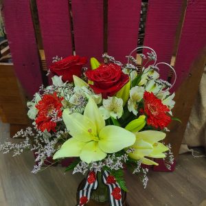 "Be Mine" Valentine Vase Arrangement