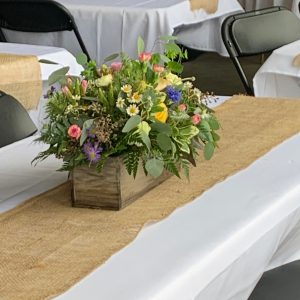 White Linen Table Cloths for Rental